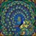 Art Lovers' Majestic Peacock Tiffany Stained Glass Royal Blue Emerald Green Mosaic Stained Glass Suncatcher - 5