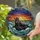 Nature Lovers' Tiffany Stained Glass Sea Lion Mosaic, Glowing Ocean Sunset Jewel Tones Stained Glass Suncatcher - CgqyIlgqU9
