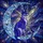 Cat Lovers' Jewel Tone Stained Glass Celestial Cat Crescent Moon Ornate Indigo Sapphire Art Stained Glass Suncatcher - 5