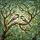 Nature Lovers' Intricate Tiffany Stained Glass Chickadees Birds Branch Mosaic Jewel Tones Stained Glass Suncatcher - 5