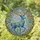 Nature Lovers' Majestic Stained Glass Stag, Blue Gold Teal Amber Floral Jewel Mosaic Stained Glass Suncatcher - jmcb6jQKQw