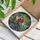Tropical Bird Lovers' Vibrant Tiffany Stained Glass Parrot Cowboy Hat American Flag Emerald Sapphire Ruby Amber Mosaic Stained Glass Suncatcher - vLRhC0uXWf