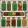 Botanical Art Lovers' Intricate Stained Glass Dried Herbs & Spices Jars, Emerald Green, Earthy Brown, Soft Lavender, Sunny Orange Mosaic Stained Glass Suncatcher - 5