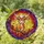 Southwestern Style Fans' Whimsical Stained Glass Baby Longhorn Calf Vibrant Floral Mosaic Stained Glass Suncatcher - 1
