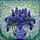 Art Lovers' Tiffany Style Stained Glass Grape Hyacinth Bouquet Mosaic Blue Purple Green Stained Glass Suncatcher - 5