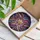 Art Lovers' Edge-to-Edge Tiffany Stained Glass Lotus Magenta Sapphire Gold Amethyst Celestial Mosaic Stained Glass Suncatcher - Ws2RptB03h