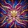 Art Lovers' Edge-to-Edge Tiffany Stained Glass Lotus Magenta Sapphire Gold Amethyst Celestial Mosaic Stained Glass Suncatcher - 5