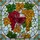 Wine Lover's Stained Glass Ruby Red Wine Glass & Golden Grapes Tiffany Mosaic Stained Glass Suncatcher - 5