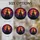 Fantasy Art Enthusiasts' Dramatic Gothic Castle Stained Glass Fiery Moon Bats Design Stained Glass Suncatcher - 4