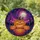 Halloween Enthusiasts' Jewel Tone Tiffany Stained Glass Fiery Jack-o'-lantern Cosmic Forest Art Stained Glass Suncatcher - 1