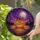 Halloween Enthusiasts' Jewel Tone Tiffany Stained Glass Fiery Jack-o'-lantern Cosmic Forest Art Stained Glass Suncatcher - 2