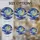 Celestial Art Lovers' Luminous Jewel Tone Stained Glass Spiraling Moon Stars Mosaic Stained Glass Suncatcher - 4