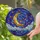 Celestial Art Lovers' Vibrant Tiffany Stained Glass Golden Moon Starry Night Sky Mosaic Stained Glass Suncatcher - 2