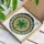 Stained Glass Art Fans' Vibrant Emerald Green Shamrock Tiffany Mosaic Golden Yellow & White Floral Pattern Stained Glass Suncatcher - 3