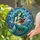 Fantasy Art Lovers' Tiffany Stained Glass Mermaid Reading Book Teal Emerald Ocean Mosaic Stained Glass Suncatcher - 2