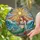Fantasy Art Lovers' Tiffany Style Stained Glass Mermaid Ocean Sunset Mosaic Jewel Tones Stained Glass Suncatcher - rtXWH32PM0