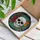 Art Lovers' Intricate Stained Glass White Sugar Skull, Red Roses, Orange Monarch, Jewel Tone Floral Mosaic Stained Glass Suncatcher - 3