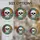 Art Lovers' Intricate Stained Glass White Sugar Skull, Red Roses, Orange Monarch, Jewel Tone Floral Mosaic Stained Glass Suncatcher - 4