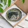 Wolf Lovers' Tiffany Stained Glass Majestic Wolf Profile Teal Pink Cream Mosaic with Yellow-Green Border Stained Glass Suncatcher - 3