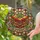 Gourmet Lovers' Vibrant Stained Glass Lasagna with Golden Plate & Jewel Tone Mosaic Stained Glass Suncatcher - 2