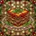 Gourmet Lovers' Vibrant Stained Glass Lasagna with Golden Plate & Jewel Tone Mosaic Stained Glass Suncatcher - 5