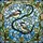 Nature Lovers' Tiffany Style Stained Glass Black-Capped Chickadees Emerald Jewel Tone Mosaic Art Stained Glass Suncatcher - 5
