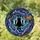 Gothic Art Lovers' Tiffany Stained Glass Cosmic Bat & Witch's Broom Pattern with Yellow Eyes Stained Glass Suncatcher - 1