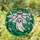 Whimsical Style Seekers' Translucent Emerald Green Stained Glass Ghost Potion Bottle Mosaic Stained Glass Suncatcher - 1