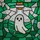 Whimsical Style Seekers' Translucent Emerald Green Stained Glass Ghost Potion Bottle Mosaic Stained Glass Suncatcher - 5