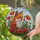Art Lovers' Majestic Stained Glass Fox Poppy Floral Mosaic Jewel Tones Stained Glass Suncatcher - bQDM0w8eXz