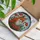 Art Lovers' Majestic Stained Glass Fox Poppy Floral Mosaic Jewel Tones Stained Glass Suncatcher - tz-ro5p2BL