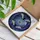 Gothic Art Lovers' Tiffany Stained Glass Iridescent Bat & Celestial Night Mosaic Stained Glass Suncatcher - 3