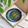 Cat Lovers' Intricate Stained Glass Celestial Cat & Moon Jewel Tones Design Stained Glass Suncatcher - 3