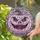 Halloween Art Lovers' Intricate Tiffany Stained Glass Pink Lavender Dark Purple Jack-o'-lantern Mosaic Stained Glass Suncatcher - 2