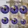 Halloween Lovers' Intricate Tiffany Glass Bat & BOO! Pumpkin Deep Purple Night Sky Jewel Tones Stained Glass Suncatcher - 4
