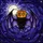 Halloween Lovers' Intricate Tiffany Glass Bat & BOO! Pumpkin Deep Purple Night Sky Jewel Tones Stained Glass Suncatcher - 5