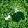 Cat Lovers' Intricate Tiffany Stained Glass Sleeping Cat, Variegated Green Jewel Tone Garden Mosaic Stained Glass Suncatcher - 5