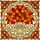 Autumn Lovers' Stained Glass Autumn Leaves Bouquet Glowing Tiffany Jewel Tone Red Orange Yellow Stained Glass Suncatcher - 5