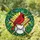 Fathers & Baseball Fans Tiffany Stained Glass Red Cardinal 'Dad' Baseball, Emerald Foliage Mosaic Stained Glass Suncatcher - ohrE_76bwU