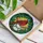 Fathers & Baseball Fans Tiffany Stained Glass Red Cardinal 'Dad' Baseball, Emerald Foliage Mosaic Stained Glass Suncatcher - xHCBDHhYyG