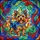 Yorkshire Terrier Lovers' Cheerful Yorkie Vibrant Tiffany Stained Glass Jewel Tone Mosaic Stained Glass Suncatcher - 5