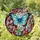 Art Lovers' Majestic Stained Glass Butterfly Aqua Blue Iridescent Floral Mosaic Jewel Tones Stained Glass Suncatcher - tk9AmD9zuB