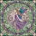 Women's Elegant Tiffany Style Fairy Art, Teal Purple Wings & Ornate Floral Mosaic Stained Glass Suncatcher - 5