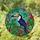 Tropical Enthusiasts' Vibrant Toucan Intricate Stained Glass Tiffany Style Tropical Jungle Jewel Tone Mosaic Stained Glass Suncatcher - 1