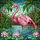 Nature Lovers' Tiffany Stained Glass Flamingo Tropical Wetland Jewel Tones Pink Green Aqua Mosaic Art Stained Glass Suncatcher - 5