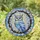 Nature Lovers' Sapphire Blue Owl Tiffany Stained Glass Mosaic Forest Canopy Stained Glass Suncatcher - 1