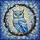 Nature Lovers' Sapphire Blue Owl Tiffany Stained Glass Mosaic Forest Canopy Stained Glass Suncatcher - 5
