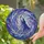Celestial Dreamers' Vibrant Tiffany Stained Glass Howling Wolf Moon Galaxy Nebula Stained Glass Suncatcher - 2