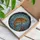 Aquatic Art Lovers' Detailed Stained Glass Leaping Fish Mosaic, Jewel Tone Orange Blue Gold Tiffany Style Stained Glass Suncatcher - 3