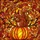 Autumn Lovers' Detailed Stained Glass Squirrel Pumpkin Acorn Fall Leaves Mosaic Jewel Tones Stained Glass Suncatcher - 5